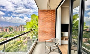 Apartamento para la renta amoblada en Envigado-Escobero, piso 18