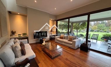 ARRIENDO CASA PARCELA 6 DORM+ESCRITORIO+SERV CHICUREO CENTRO