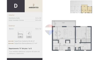 VENTA DEPARTAMENTO 2 AMBIENTES EN QUILMES