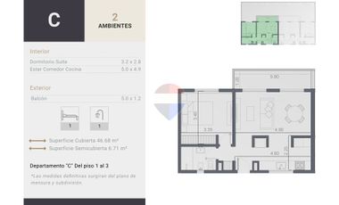 VENTA DEPARTAMENTO 2 AMBIENTES EN QUILMES