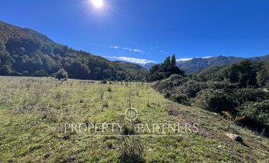 Gran campo en un entorno muy natural
