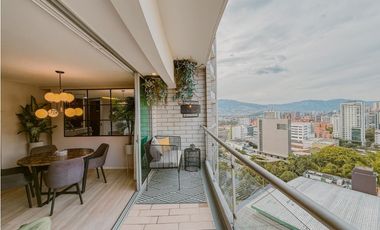 Apartaestudio en la milla de oro para la renta amoblada