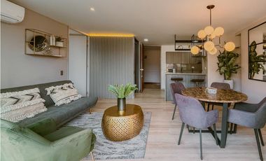 Apartaestudio en la milla de oro para la renta amoblada
