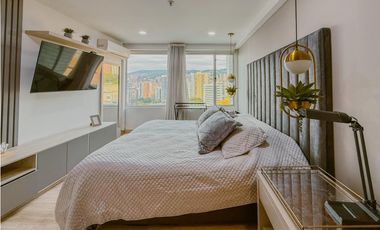Apartaestudio en la milla de oro para la renta amoblada