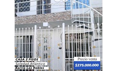 Se vende casa 2 pisos barrio los robles