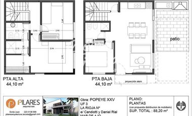 PH construccion de 4 amb en Mar De Ajo