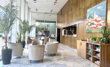 MUY LINDO DEPARTAMENTO DE 2 AMBIENTES AMOBLADO EN ALQUILER EN TORRE CON AMENITIES EN VICENTE LOPEZ