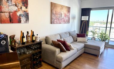 MUY LINDO DEPARTAMENTO DE 2 AMBIENTES AMOBLADO EN ALQUILER EN TORRE CON AMENITIES EN VICENTE LOPEZ