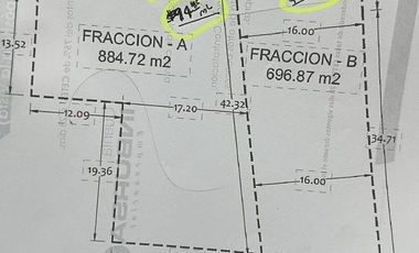 3 Terrenos fraccionables/ juntos desde 1,000 hasta 3,382 / Fraccionables
