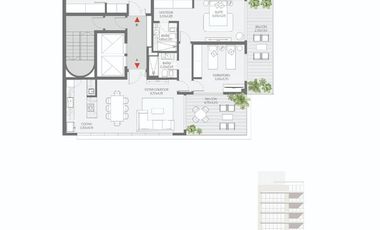DPTO 2 DORM EN BV. GÁLVEZ