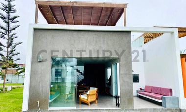 VENTA HERMOSA CASA DE PLAYA EN CONDOMINIO FARALLONES - PISCINA PRIVADA TEMPERADA