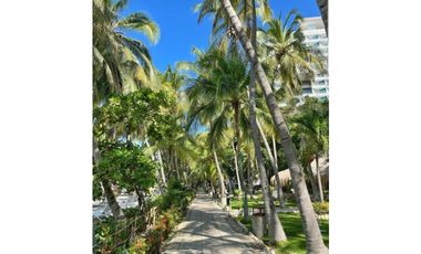Apartamento en renta  primera línea de playa irotama del mar - 005