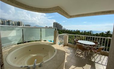 Apartamento en renta  primera línea de playa irotama del mar - 005