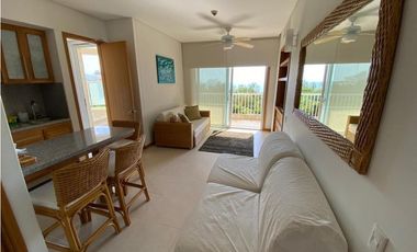 Apartamento en renta  primera línea de playa irotama del mar - 005
