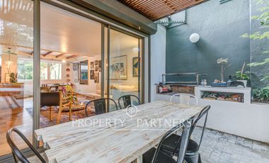 Exclusivo departamento en arriendo con patio privado en El Golf, Las Condes