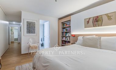 Exclusivo departamento en arriendo con patio privado en El Golf, Las Condes