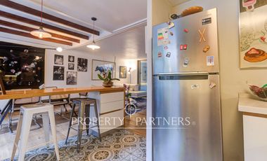 Exclusivo departamento en arriendo con patio privado en El Golf, Las Condes