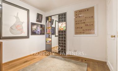 Exclusivo departamento en arriendo con patio privado en El Golf, Las Condes