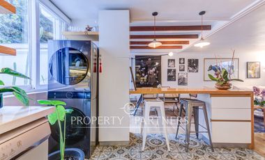 Exclusivo departamento en arriendo con patio privado en El Golf, Las Condes
