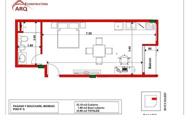 Venta Loft en Moreno zona céntrica y residencial a estrenar !