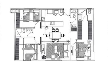 Departamento en renta Valle poniente