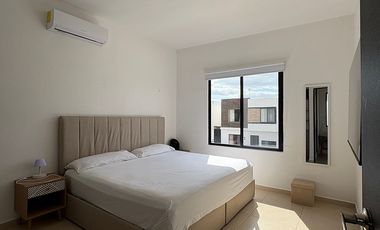 CASA EN RENTA MERIDA, CONKAL, PRIVADA IDILIA, AMUEBLADA, DISPONIBLE.