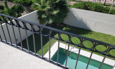 CASA EN RENTA  3 REC CON ALBERCA PRIVADA EN PLAYA DEL CARMEN