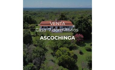 VENTA - RESIDENCIA DE JERARQUA - ASCOCHINGA, CÓRDOBA
