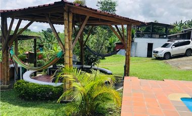 VENDO FINCA ENTRE FILANDIA Y QUIMBAYA