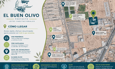 TERRENO RESIDENCIAL EN EL BUEN OLIVO, LERDO DURANGO.