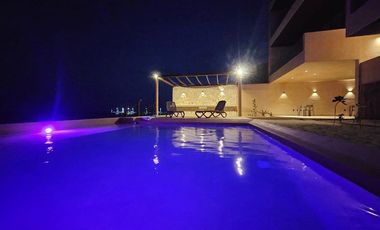 Departamento Frente Al Mar con Alberca | Renta Mensual o Anual en Telchac Puerto
