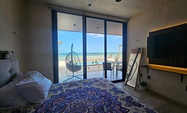 Departamento Frente Al Mar con Alberca | Renta Mensual o Anual en Telchac Puerto