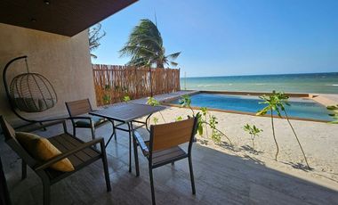 Departamento Frente Al Mar con Alberca | Renta Mensual o Anual en Telchac Puerto