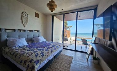 Departamento Frente Al Mar con Alberca | Renta Mensual o Anual en Telchac Puerto
