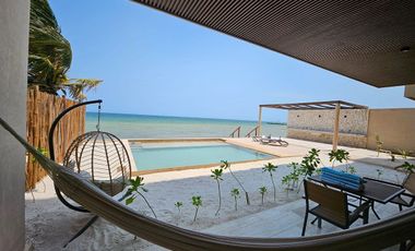 Departamento Frente Al Mar con Alberca | Renta Mensual o Anual en Telchac Puerto