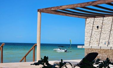 Departamento Frente Al Mar con Alberca | Renta Mensual o Anual en Telchac Puerto