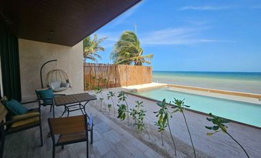 Departamento Frente Al Mar con Alberca | Renta Mensual o Anual en Telchac Puerto