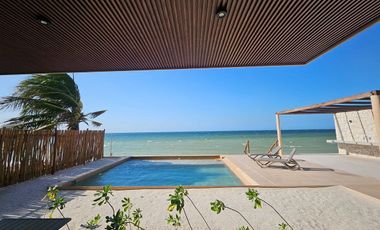 Departamento Frente Al Mar con Alberca | Renta Mensual o Anual en Telchac Puerto