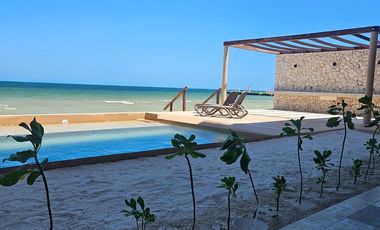 Departamento Frente Al Mar con Alberca | Renta Mensual o Anual en Telchac Puerto