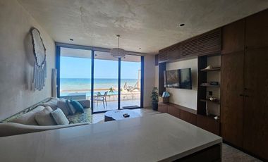 Departamento Frente Al Mar con Alberca | Renta Mensual o Anual en Telchac Puerto
