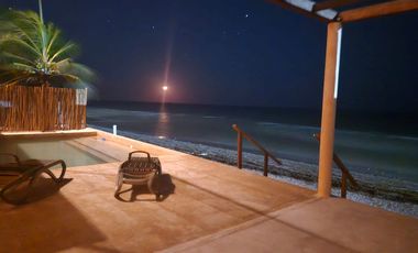 Departamento Frente Al Mar con Alberca | Renta Mensual o Anual en Telchac Puerto