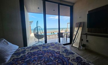 Departamento Frente Al Mar con Alberca | Renta Mensual o Anual en Telchac Puerto