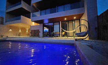 Departamento Frente Al Mar con Alberca | Renta Mensual o Anual en Telchac Puerto