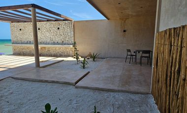 Departamento Frente Al Mar con Alberca | Renta Mensual o Anual en Telchac Puerto