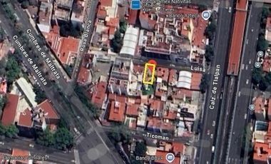 TERRENO EN VENTA, CALZADA DE TLALPAN, BENITO JUAREZ