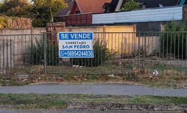 EN VENTA TERRENO SECTOR ROTONDA SAN PEDRO DE LA PAZ