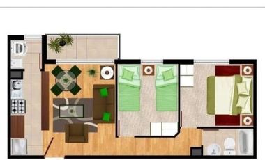 Departamento en Venta en DETRAS DE LA PLANTA COCA COLA