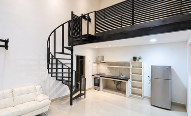 DEPARTAMENTO-LOFT EN RENTA, EL CERCADO SANTIAGO NL