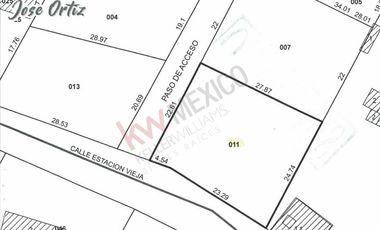 Terreno de 600 m² en Colonia José Ortiz (Oaxtepec)