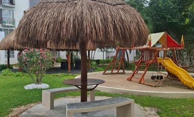 DEPARTAMENTO EN RENTA EN PALMAS TURQUESA EN PLAYA DEL CARMEN, Q. ROO A 10 MIN DE LA PLAYA